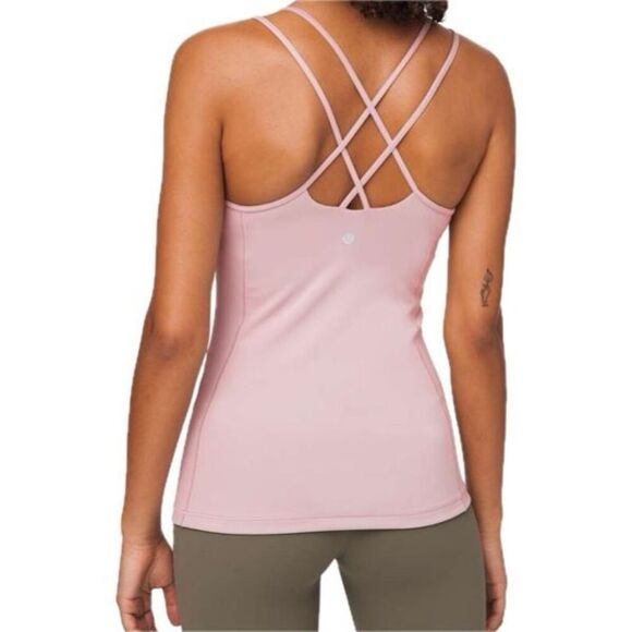 Lululemon Free To Be Tank *Everlux, Smoky Blush, 8, NWOT - Picture 2 of 9